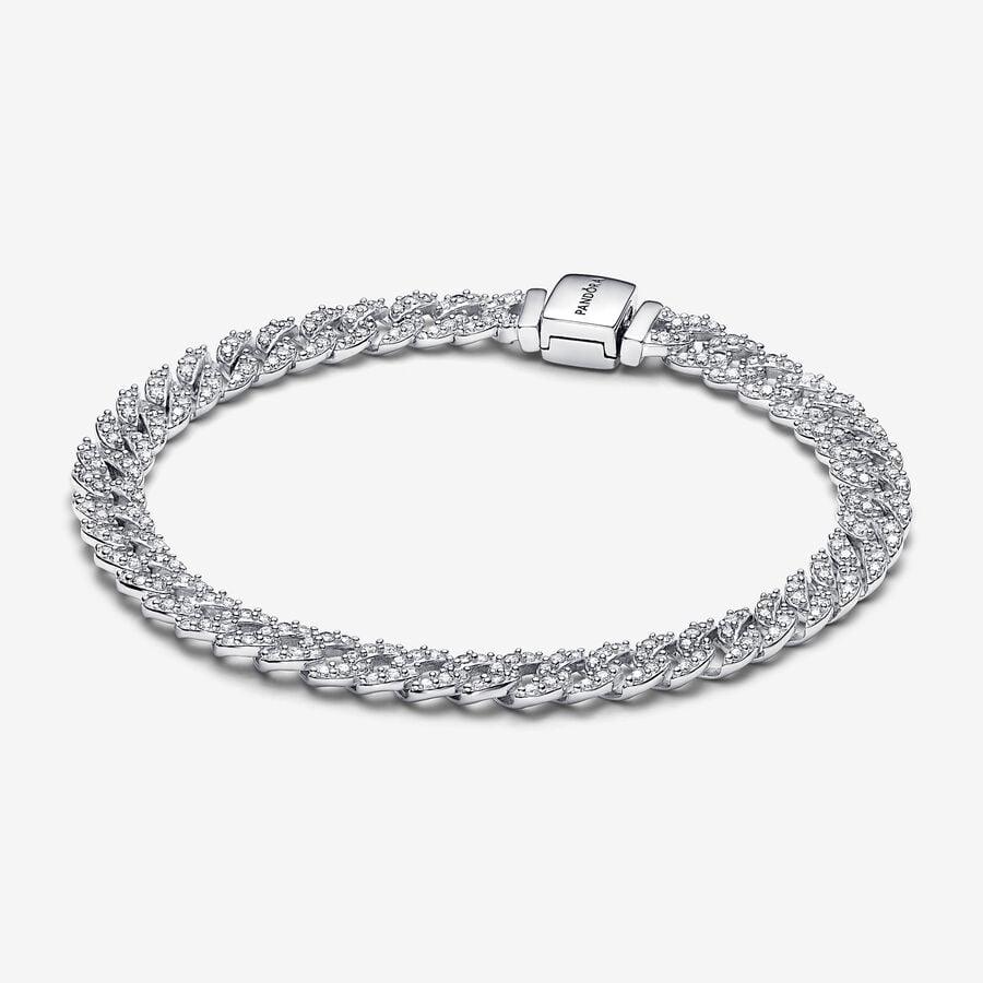Bracciale Catena Pavè 20