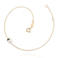 Bracciale Coccinella bianca