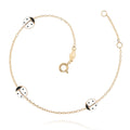 Bracciale Coccinelle bianche