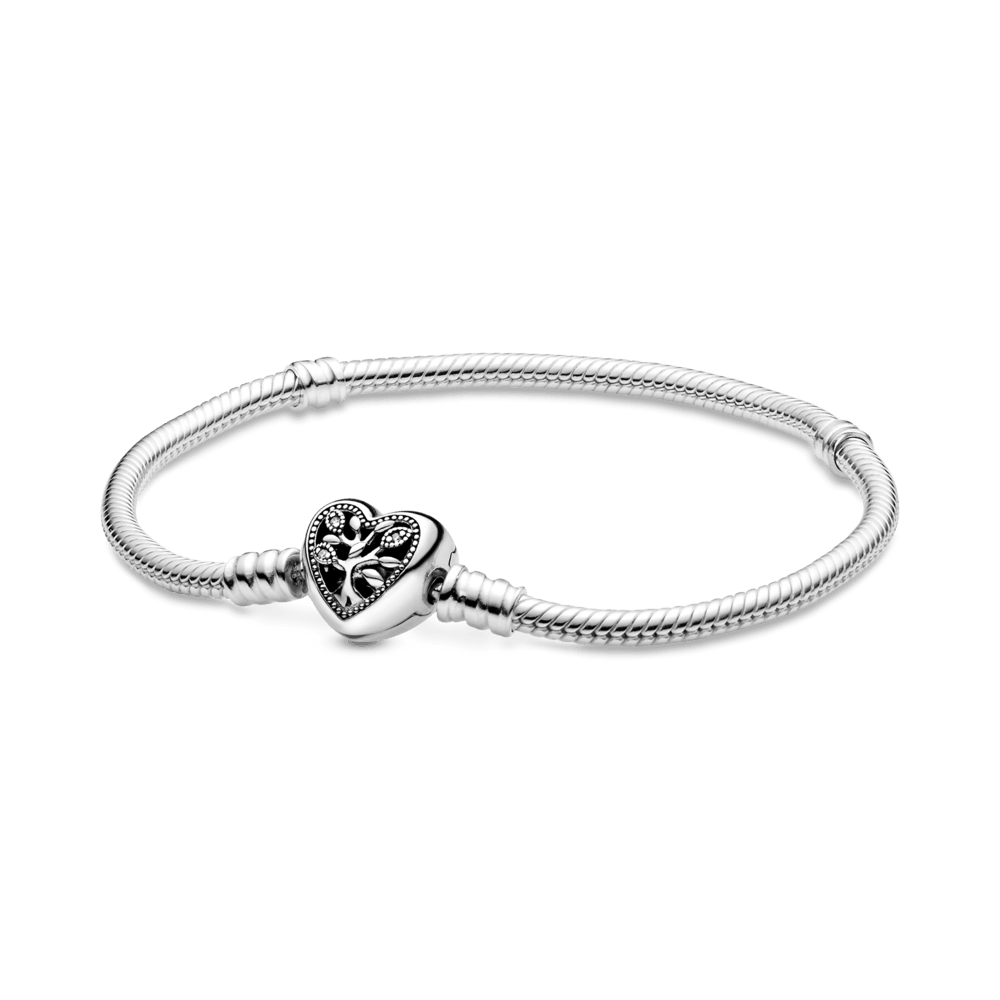 Bracciale con Chiusura a Cuore albero della Famiglia 23 cm