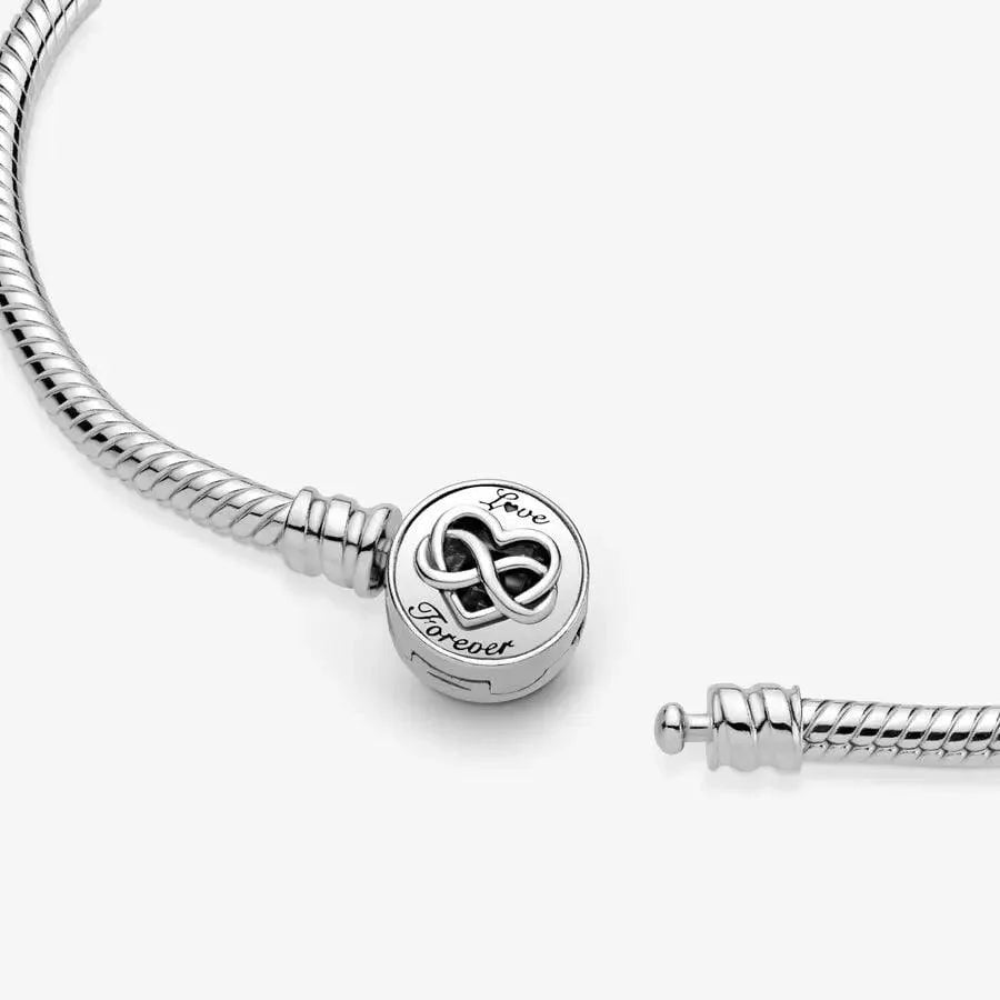 Bracciale con Chiusura a Cuore Infinito