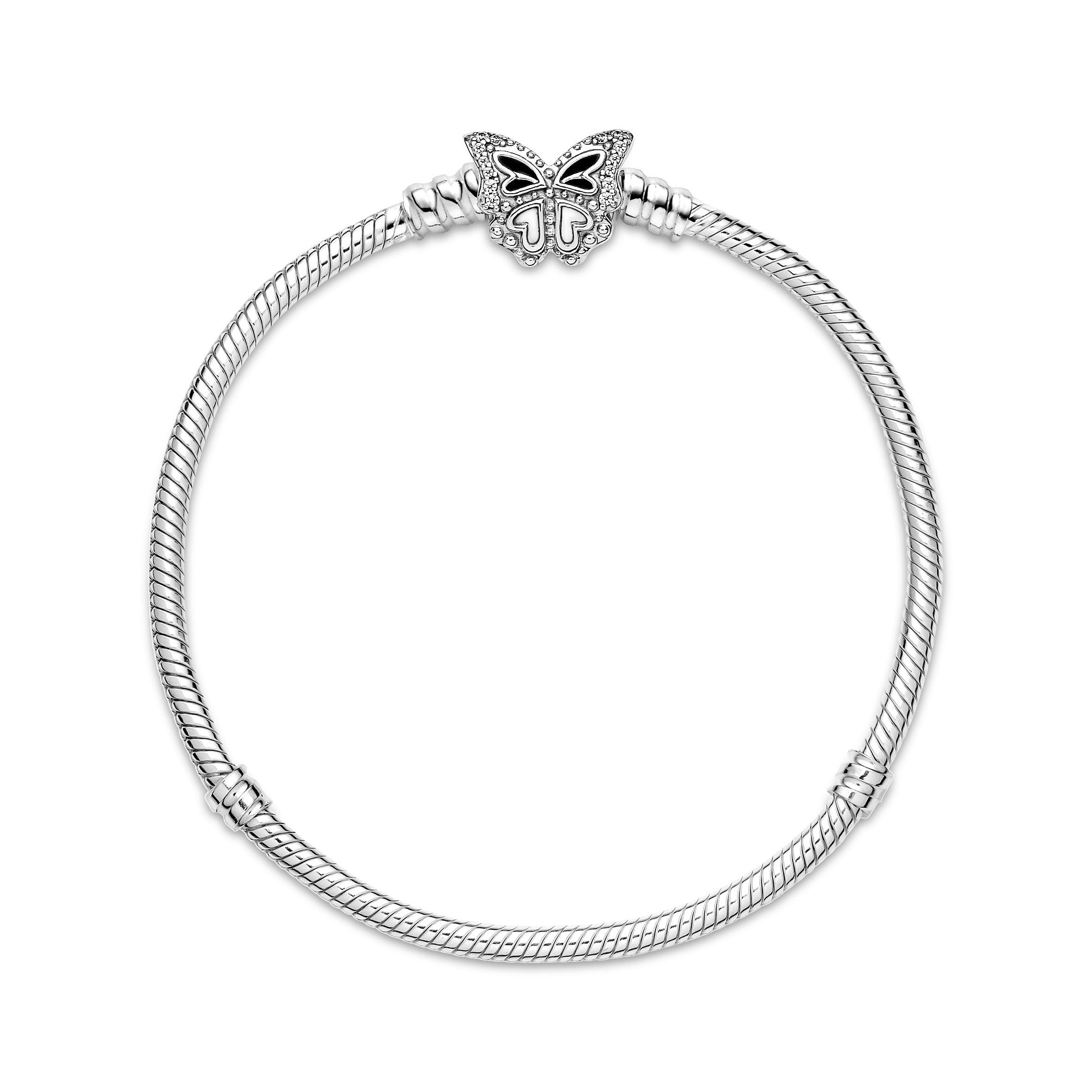Bracciale con Chiusura a Farfalla