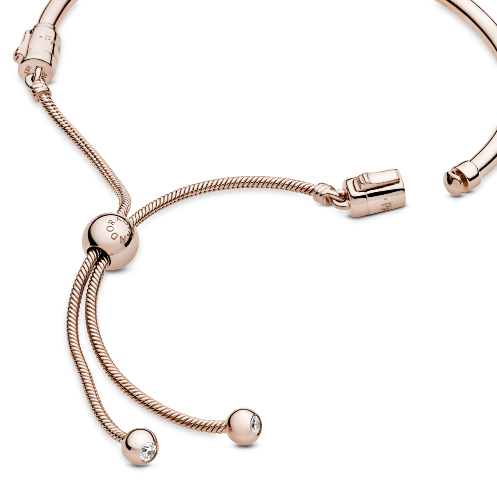 Bracciale con chiusura scorrevole