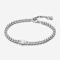 Bracciale con Perla d’Acqua Dolce Coltivata e Sfere 20
