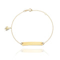 Bracciale Farfalla pendente targhetta