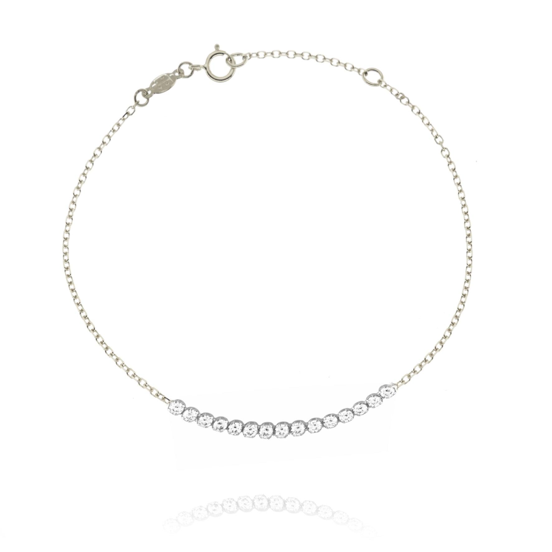 Bracciale Linea e Zirconi
