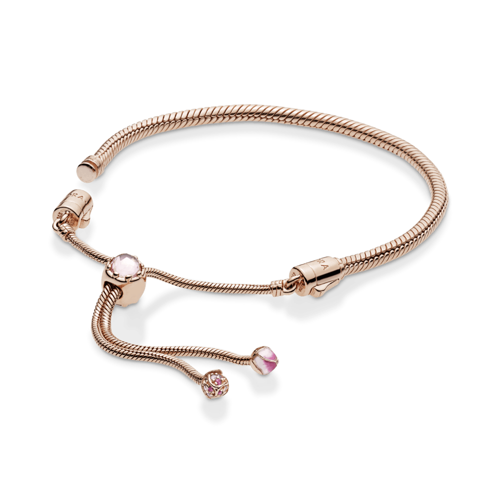 Bracciale Moment chiusura scorrevole Fiore di Pesco