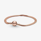 Bracciale Multifilo con Chiusura a Sfera 23 cm