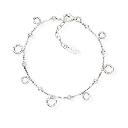 Bracciale Orbite Rodio