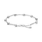 Bracciale Rigido con Pietre BIANCHE