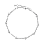 Bracciale Rigido con Pietre BIANCHE