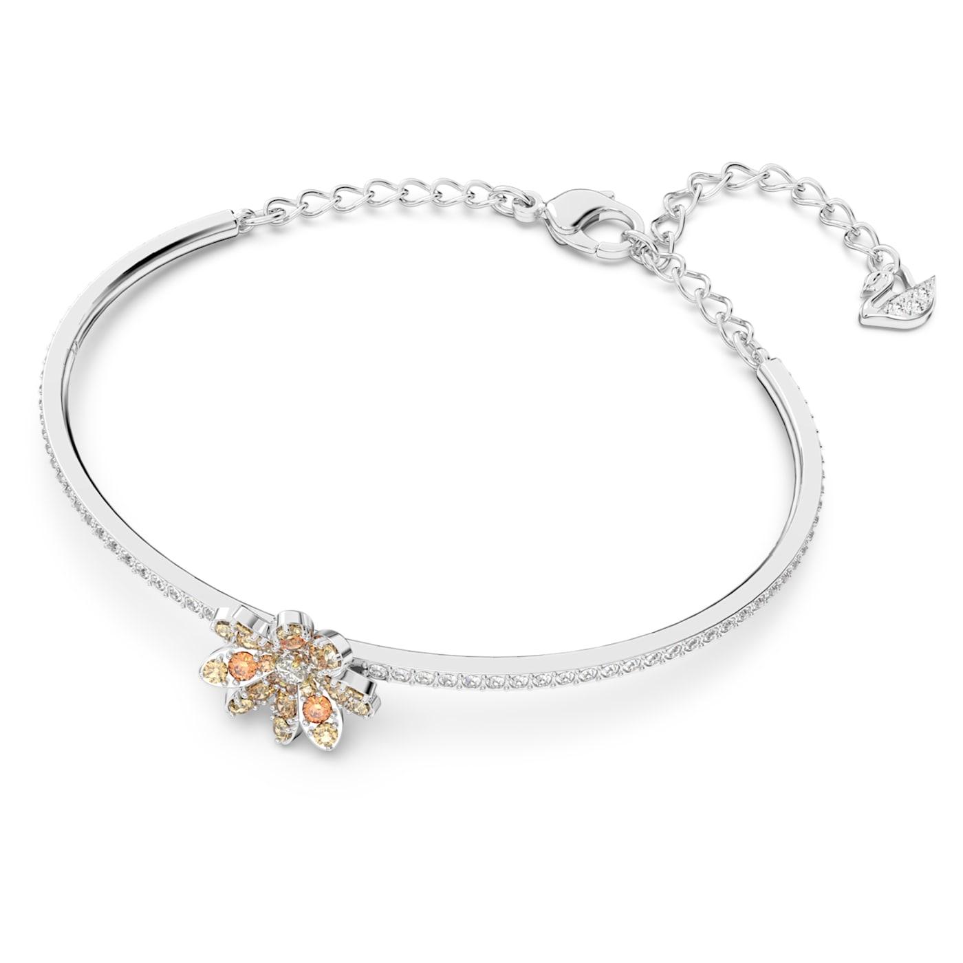 Bracciale rigido Eternal Flower Fiore, Multicolore, Finitura in mix di placcature