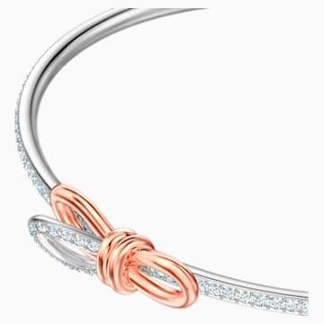 BRACCIALE RIGIDO LIFELONG BOW, BIANCO, MIX DI PLACCATURE
