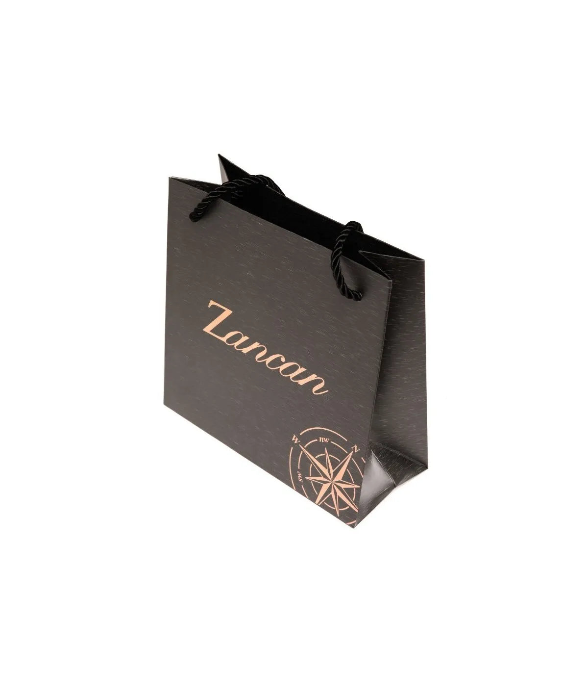 Bracciale Uomo Tennis Zancan in Argento Brunito e Spinelli Neri - BRACCIALE