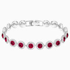 BRACCIALETTO ANGELIC, PLACCATURA RODIO ROSSO BIANCO