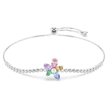 Braccialetto Ariana Grande x Swarovski Taglio misto Fiore Multicolore Placcato rodio - BRACCIALE