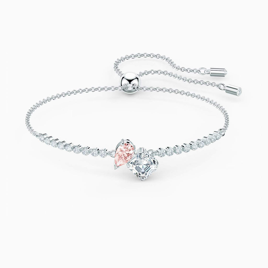 BRACCIALETTO ATTRACT SOUL, ROSA, PLACCATO RODIO