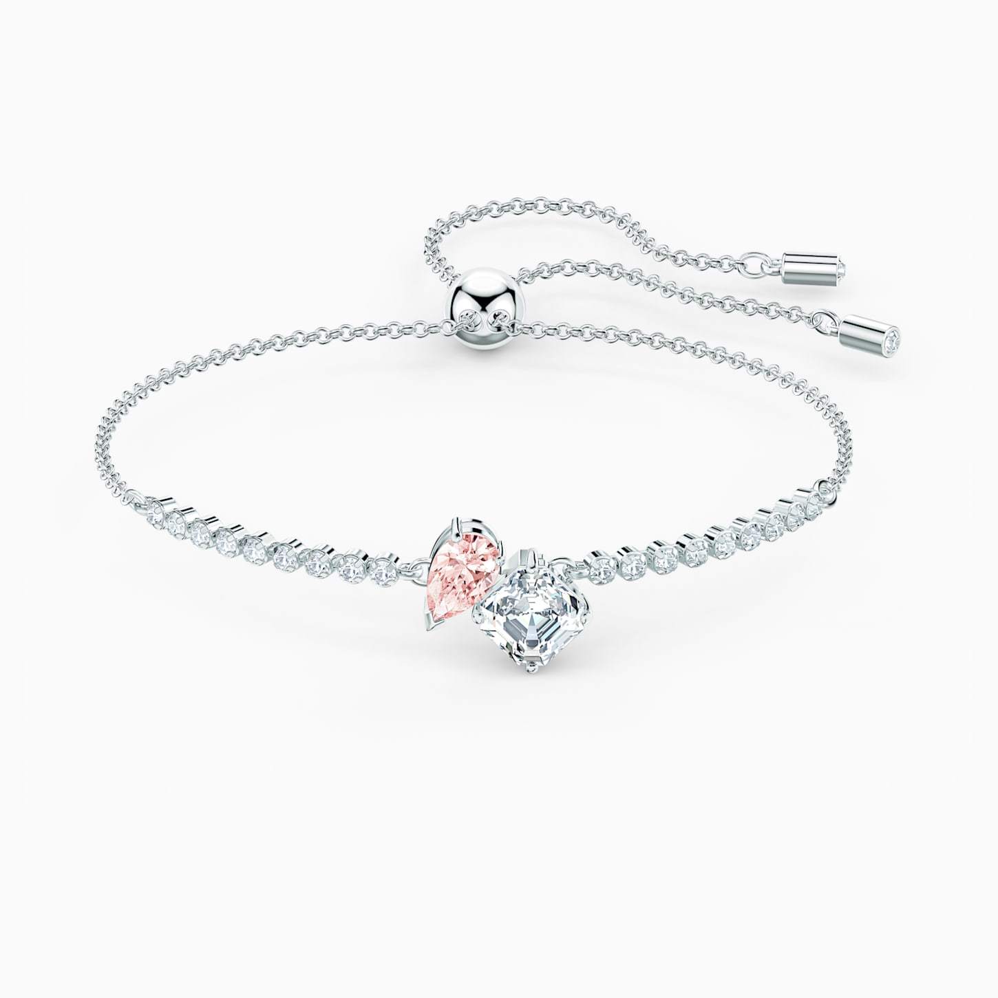 BRACCIALETTO ATTRACT SOUL, ROSA, PLACCATO RODIO