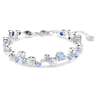 Braccialetto Constella Taglio misto Blu Placcato rodio - BRACCIALE