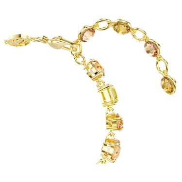 Braccialetto Gema Taglio misto Giallo Placcato color oro - BRACCIALE