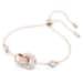 Braccialetto Hollow Bianco, Placcato color oro rosa