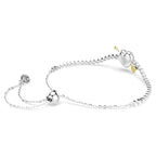 Braccialetto Idyllia Taglio misto Cuore con freccia Bianco Placcato rodio - BRACCIALE