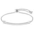 Braccialetto Idyllia Taglio misto Freccia Bianco Placcato rodio - BRACCIALE