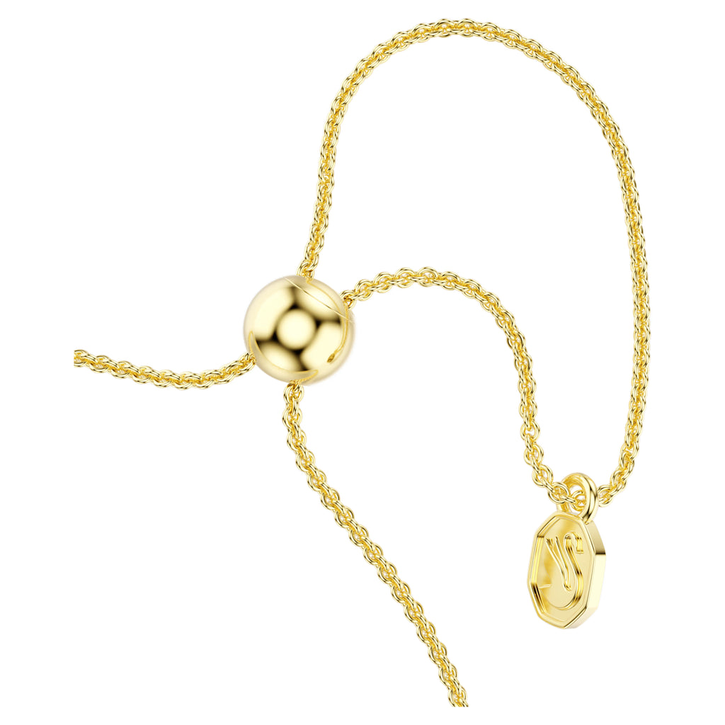 Braccialetto Mesmera Taglio misto, Bianco, Finitura oro 18K