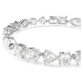 Braccialetto Mesmera Taglio misto Bianco Placcato rodio - BRACCIALE