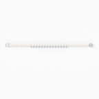 BRACCIALETTO TREASURE PEARL, BIANCO, PLACCATO RODIO