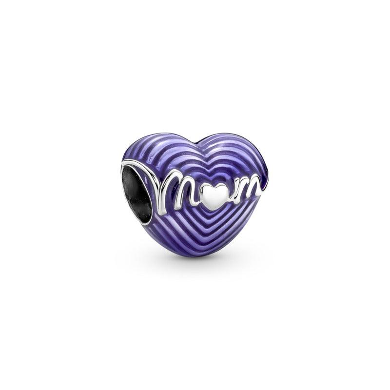 Charm Batticuore Viola "Mom"