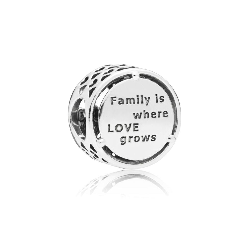 Charm Bottone Albero della Famiglia