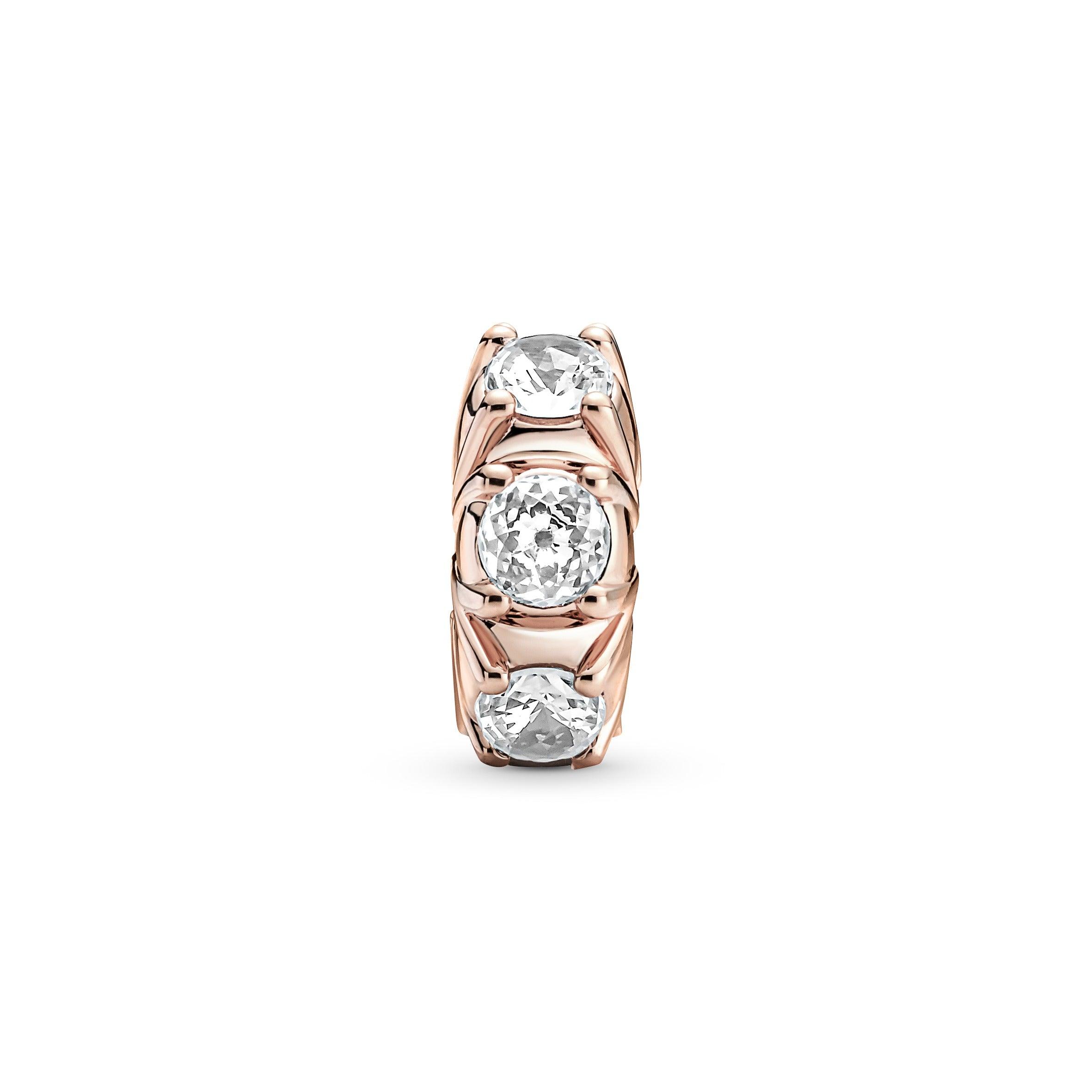 Charm Clip Luce Oro rosa