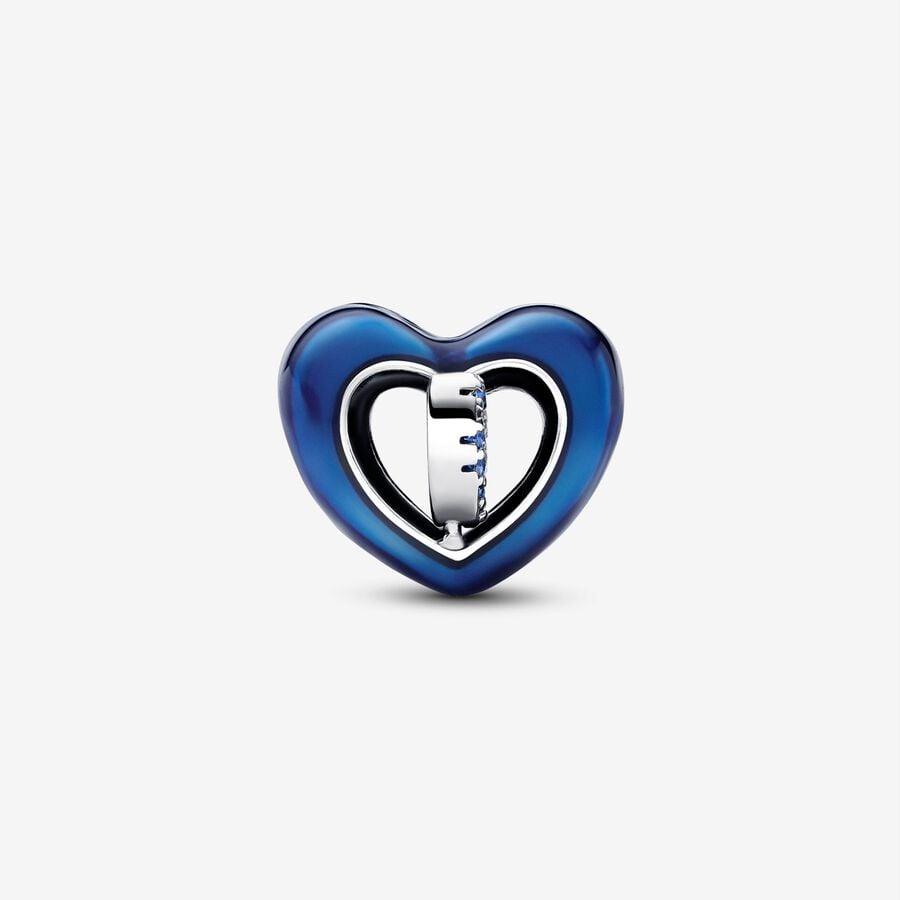 Charm Cuore Blu Girevole