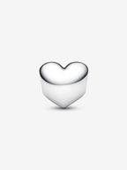 Charm Cuore con Pietra Blu Settembre da Incidere Argento Sterling 925 - CHARM