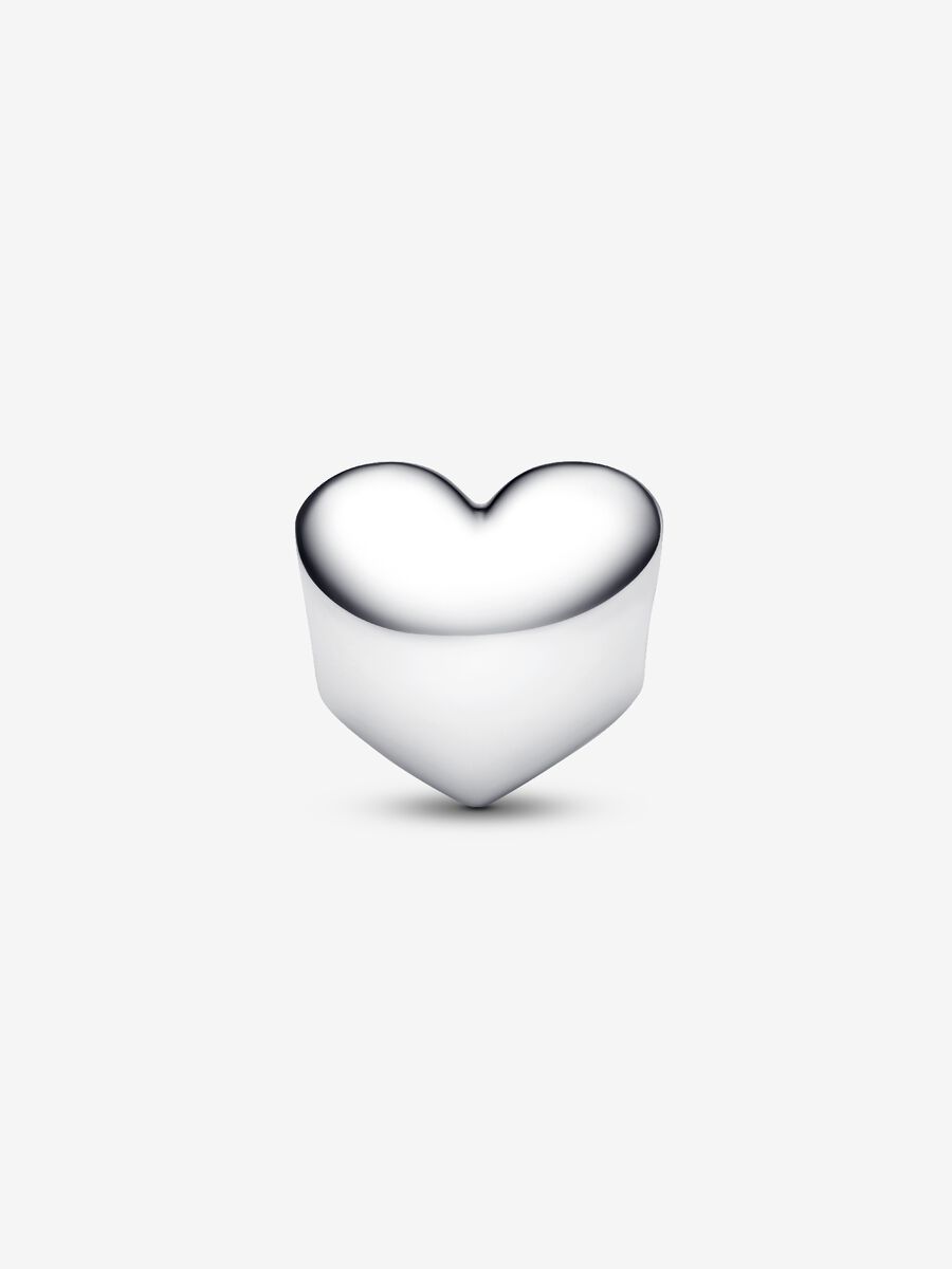 Charm Cuore con Pietra Blu Settembre da Incidere Argento Sterling 925 - CHARM