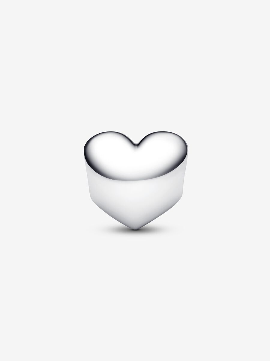 Charm Cuore con Pietra Verde Maggio da incidere Argento Sterling 925 - CHARM