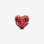 Charm Cuore di Rosa Rossa - CHARM