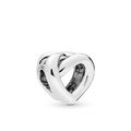Charm Cuore Intrecciato