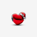 Charm Cuore Rosso Natalizio