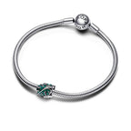 Charm Foglia di Monstera Glitterata