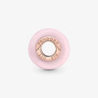 Charm in Vetro di Murano Rosa Opaco
