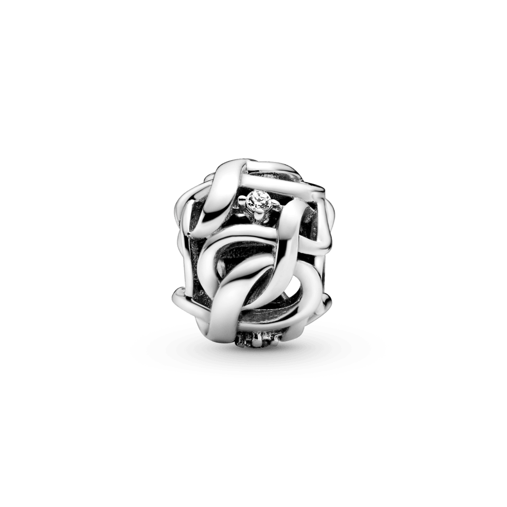 Charm Infinito Openwork Intrecciato