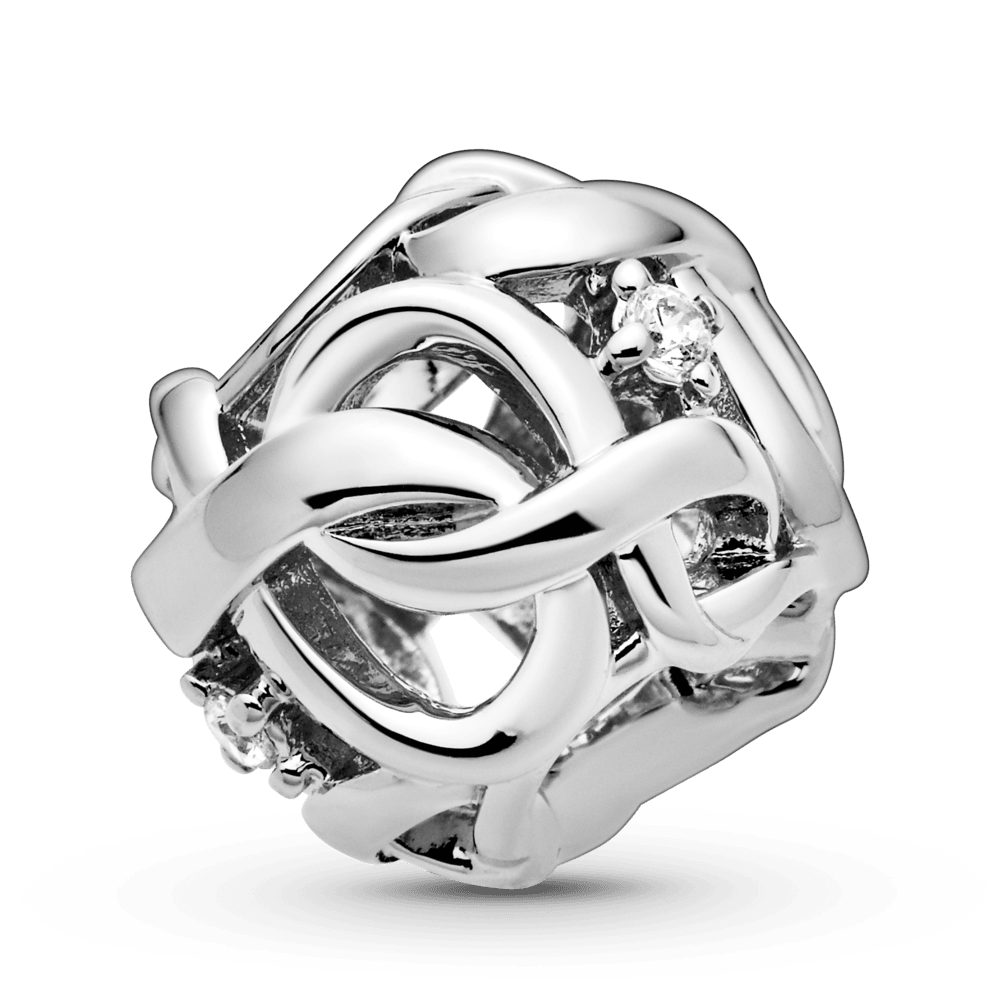 Charm Infinito Openwork Intrecciato