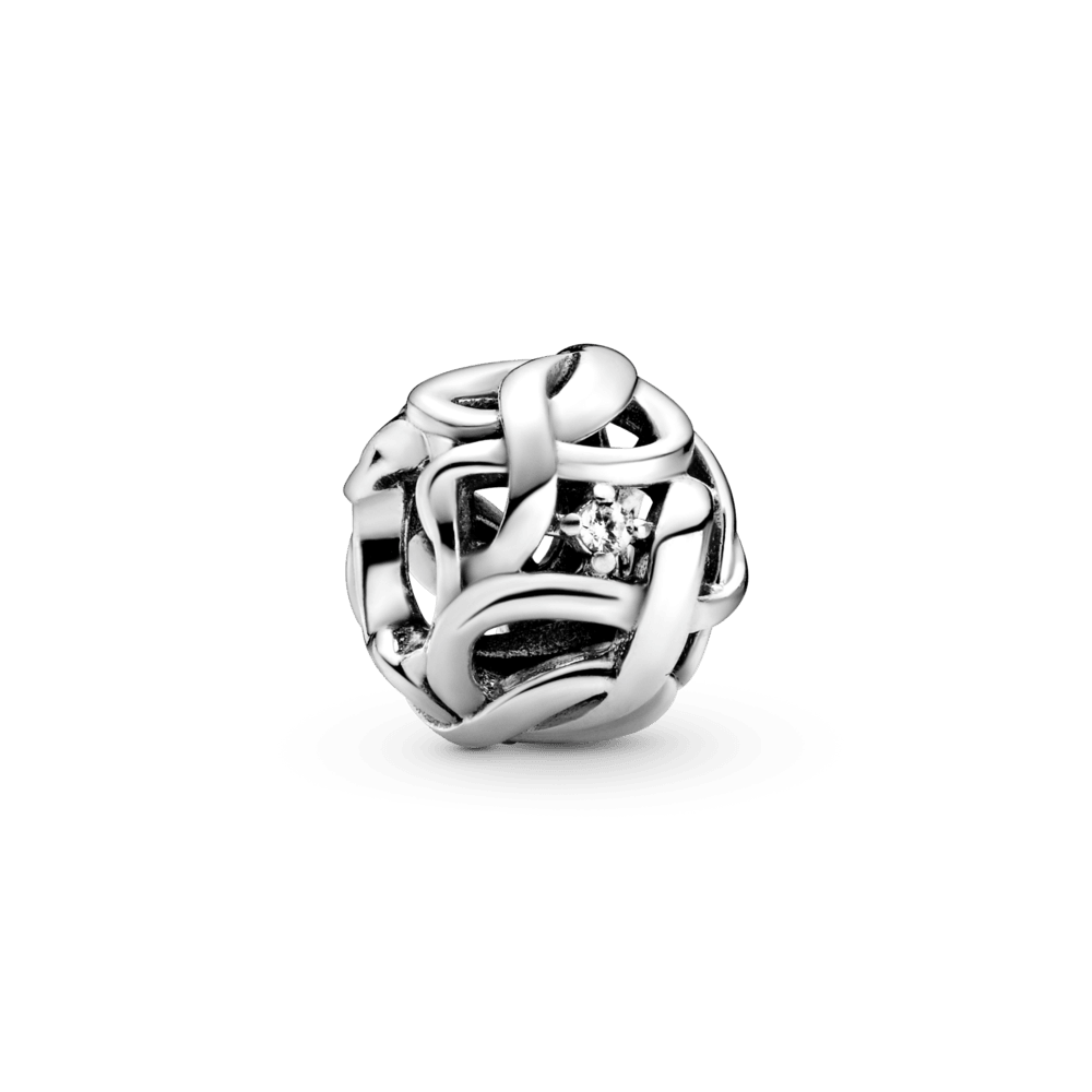 Charm Infinito Openwork Intrecciato