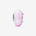 Charm Opale Glitter Rosa