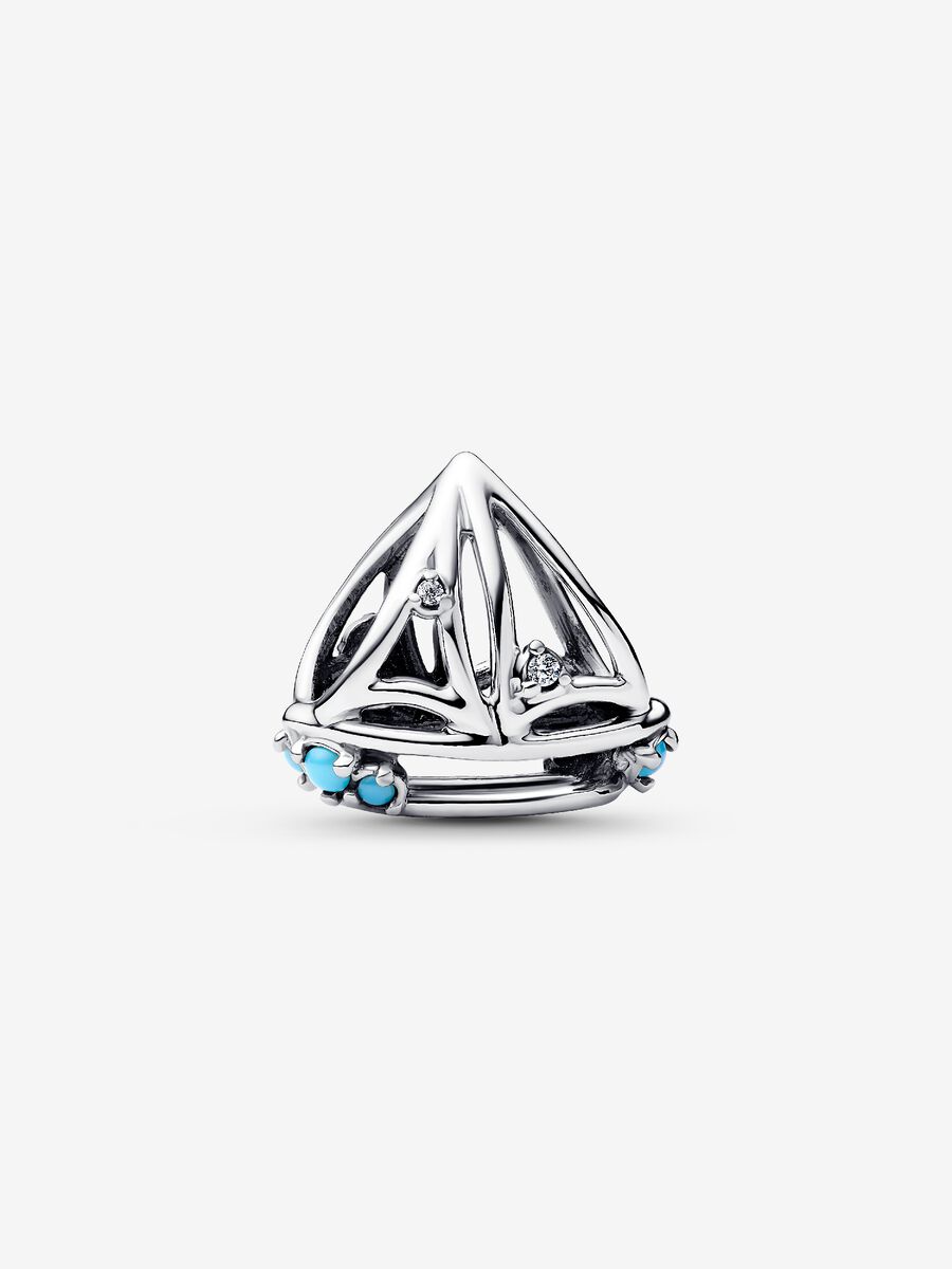 Charm Openwork Barca Argento Sterling 925 - CHARM