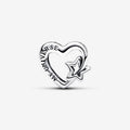 Charm Openwork Cuore con Stella