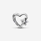 Charm Openwork Cuore con Stella