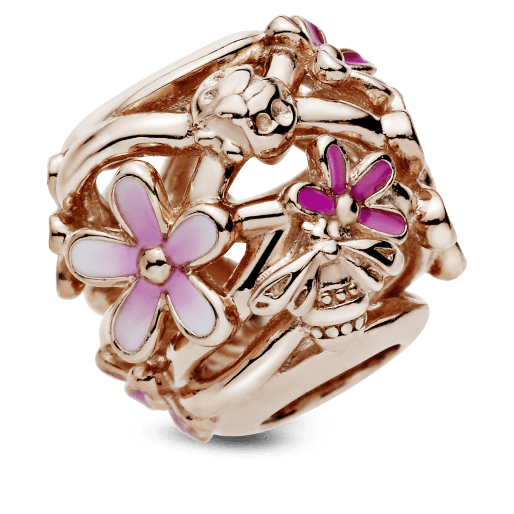 Charm Openwork Margherita Rosa